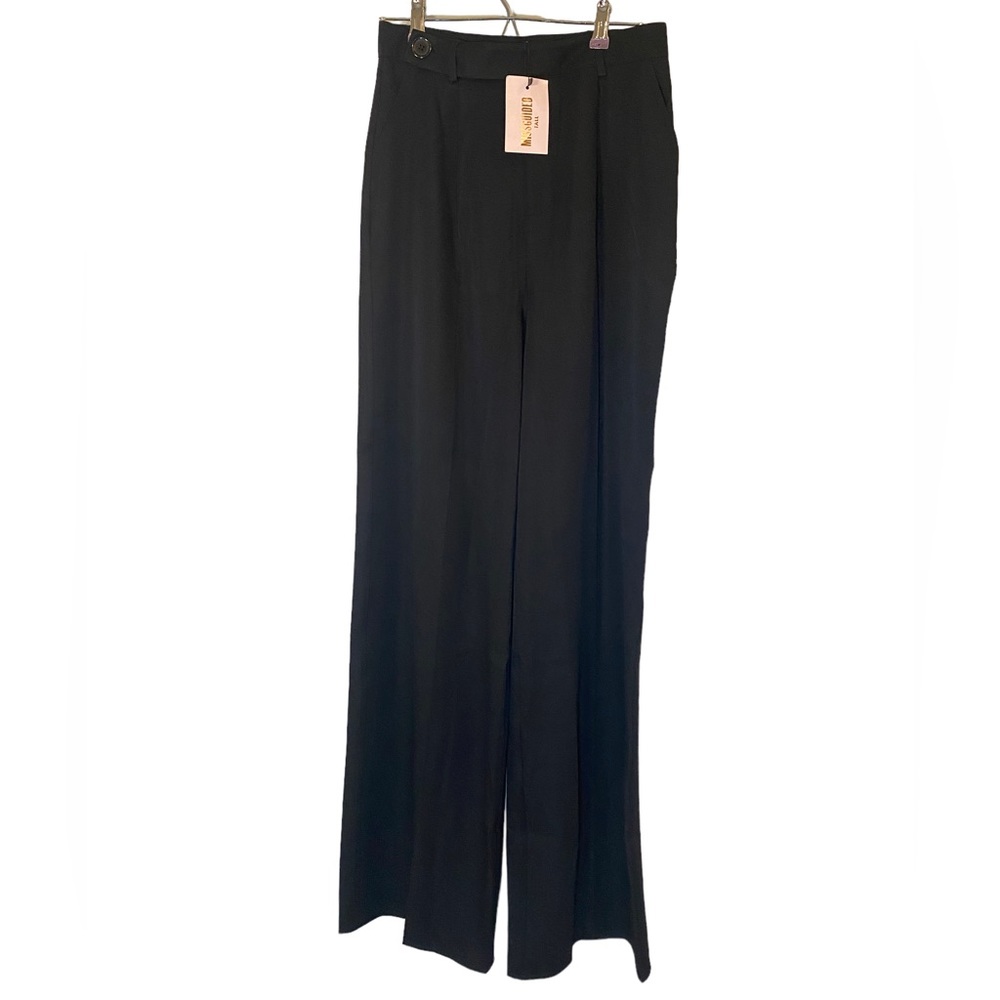 👖NWT Black Trousers Size 4 Tall by Missguided👖